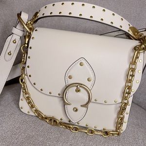 COACH Beat Shoulder Bag with Rivets